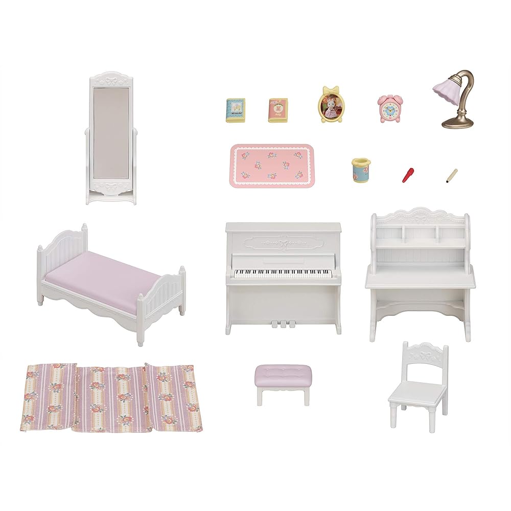 Sylvanian Families Kids Room Set ST Mark Certified Toy Dollhouse for Ages 3 and Up