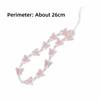 Anti-Lost Design Phone Chain Strap Plastic Pearl Beads Butterfly Phone Charm  For All Phone Case