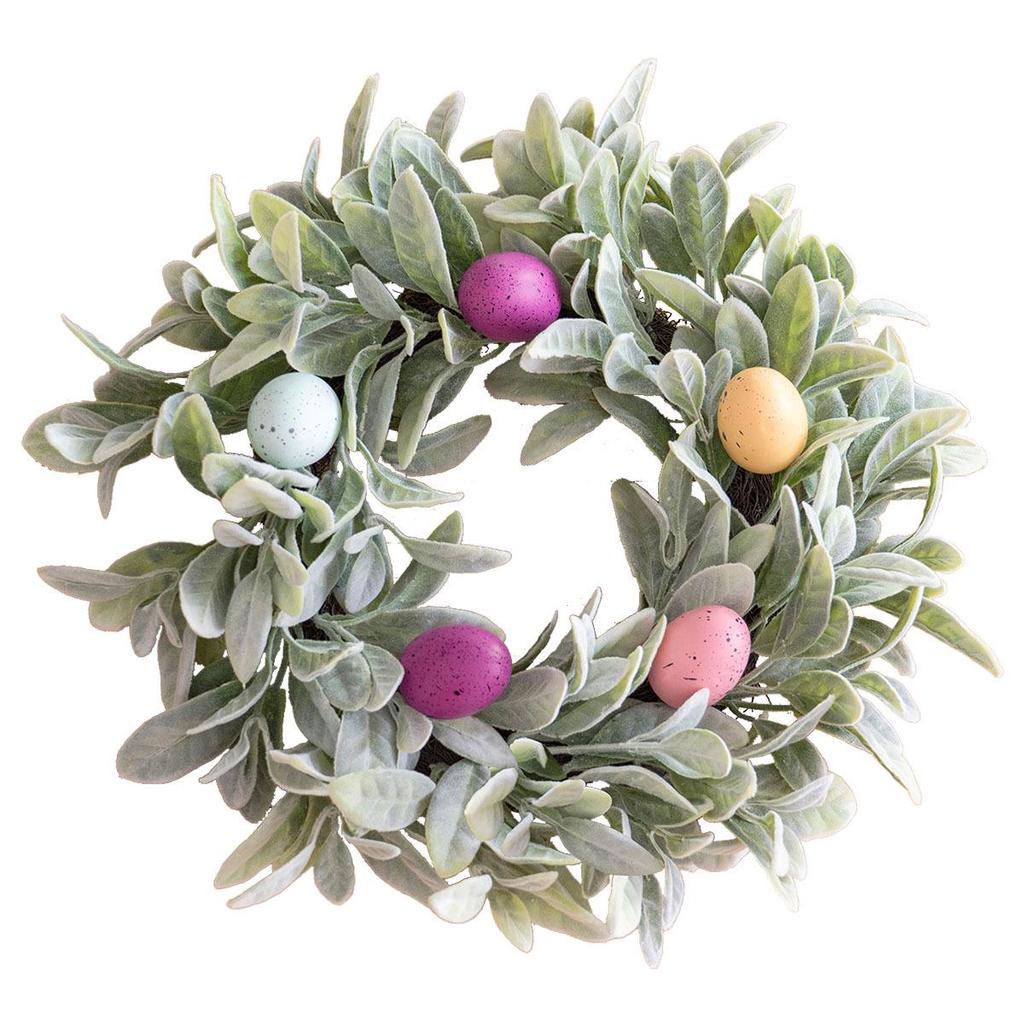 Spring Easter Egg Door Wreath Decoration