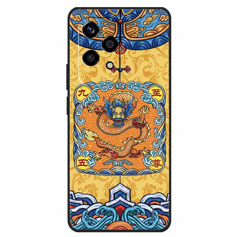 Etui na Honor 200 Lite Wzór Drukowany TPU Odporny na Wstrząsy Pokrowiec na Telefon