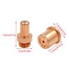 1Set Plasma Cutter Electrodes And Nozzle Tips 1402 1396 For For Cebora Cp70 Cb70 Torch Consumables For Maintenance