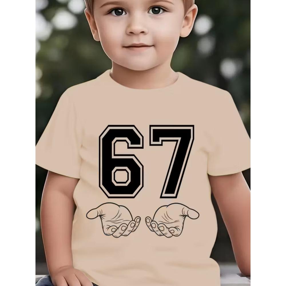 6 7 Six Seven Funny Italian Brainrot Kids Gamer Meme T-Shirt for Boys T-Shirt Short Sleeve Tops Fashion Y2k Children's Clothing