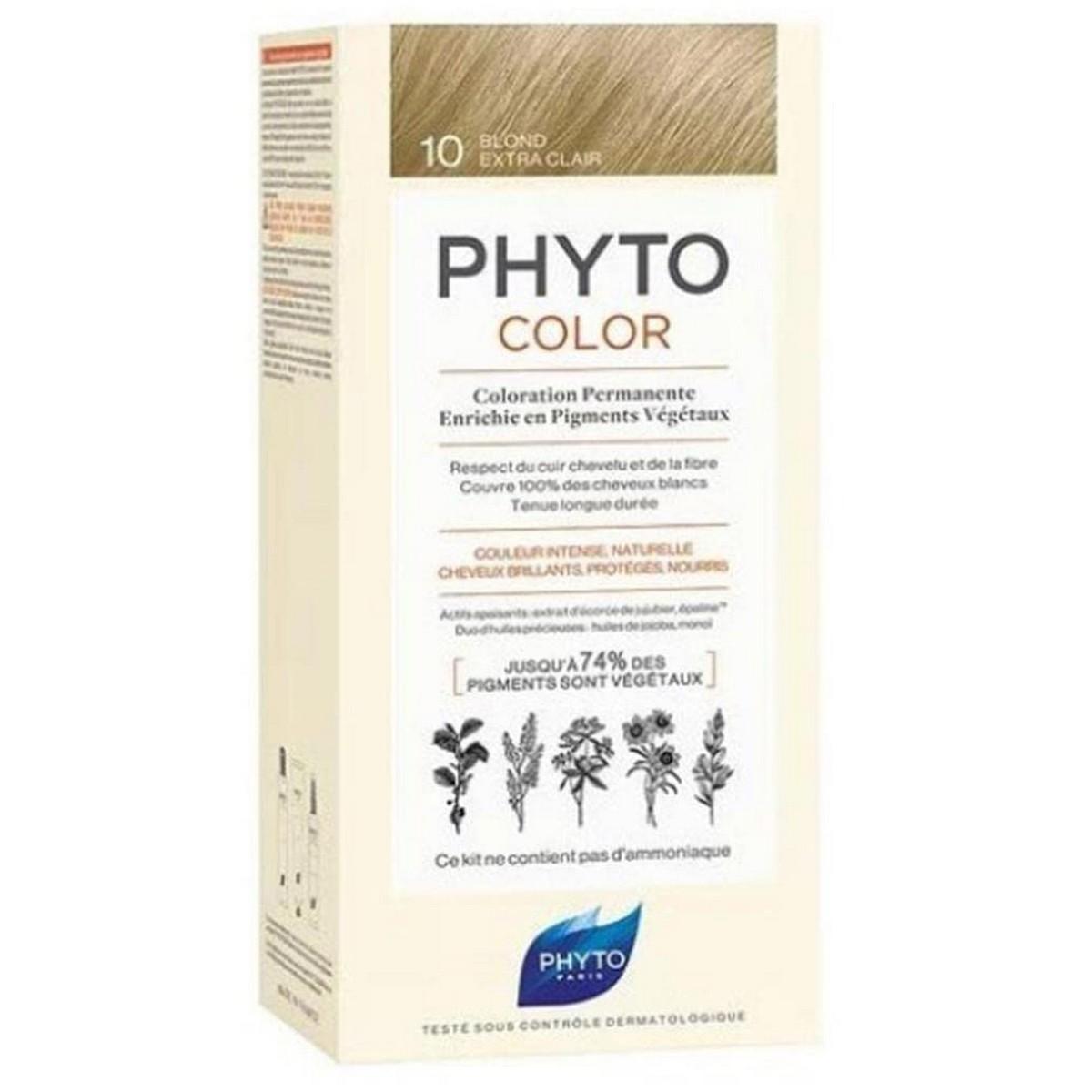 

Стойкая краска для волос Phyto Paris Color 10-rubio extra Clear