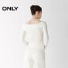 ONLY Women's Ribbed Off-Shoulder Knit Long-Sleeve Top