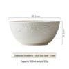 Ruhan Cream Style Ceramic Soup Bowl