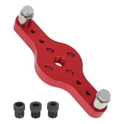 2-in-1 Center Punch Locator Self Center Dowel Jig 6/8/10mm Hole Drilling Guide Straight Hole Drilling Locator Woodworking Tool
