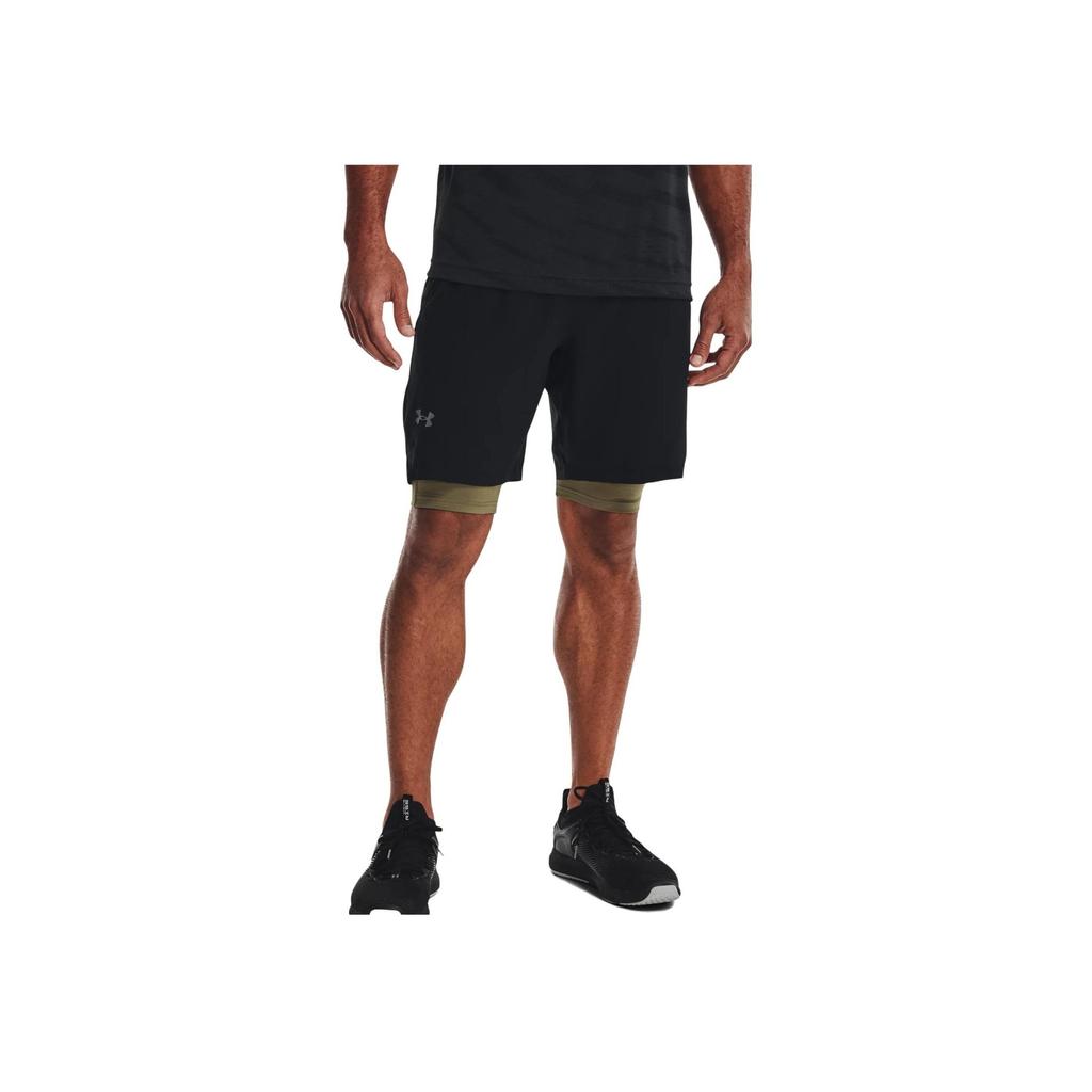 Under Armour Breathable Woven Sports Casual Shorts Men Shorts Black 1370382-001