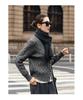 Women's Italian Merino Wool Cashmere Cable Knit Cardigan - Loose Fit, Thick, White Sweater