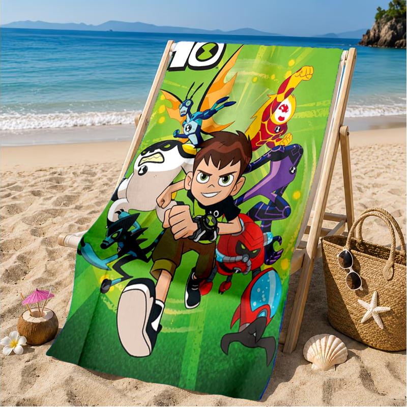 Alien Heroes Beach Towel, Microfiber Beach Towel, Perfect For Pool, Beach, Travel, Home Decor Beach Party Fan Gifts