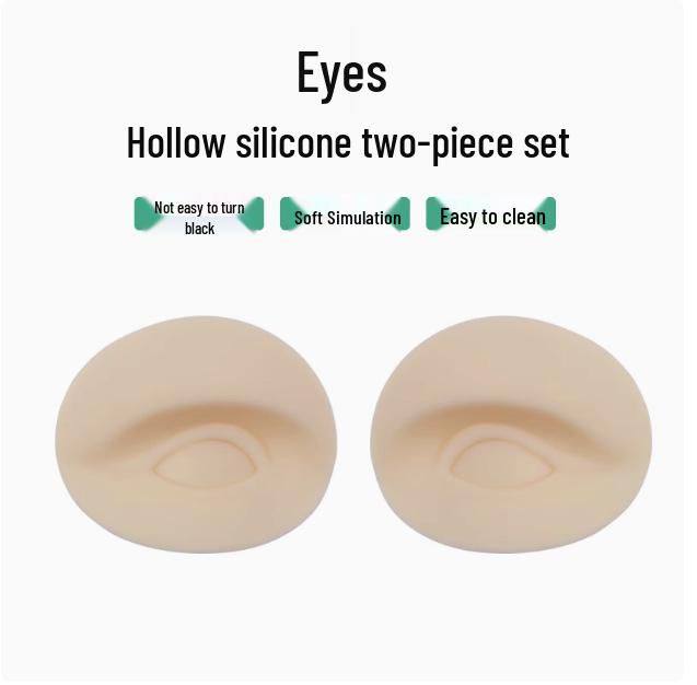 Beginner Microblading Practice Skin: Eyebrow & Eye Module Simulation