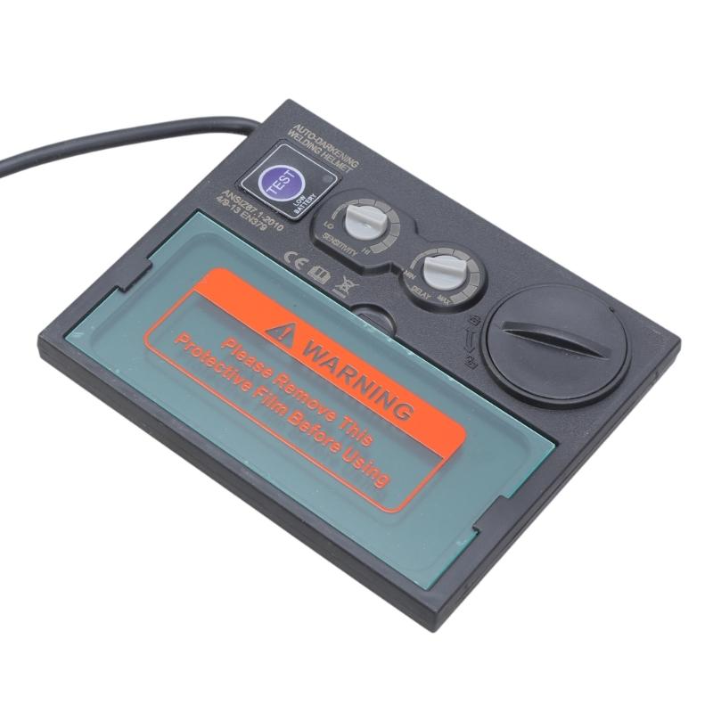 Solar Auto Darkening Welding Helmet Goggle Lens Welding Helmet Replacement Lens Welder Tool Kit Manual/Auto Control