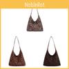 Leopard Print Tote Bag For Women Large Capacity Pu Fashion Casual Daily Use
