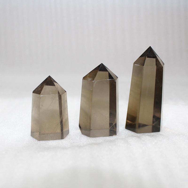 Natürlicher Rauchiger Citrin Quarz Obelisk Kristallstab Spitze Einzigartig Heilung Heimdeko Geschenk Mit Elegantem Design