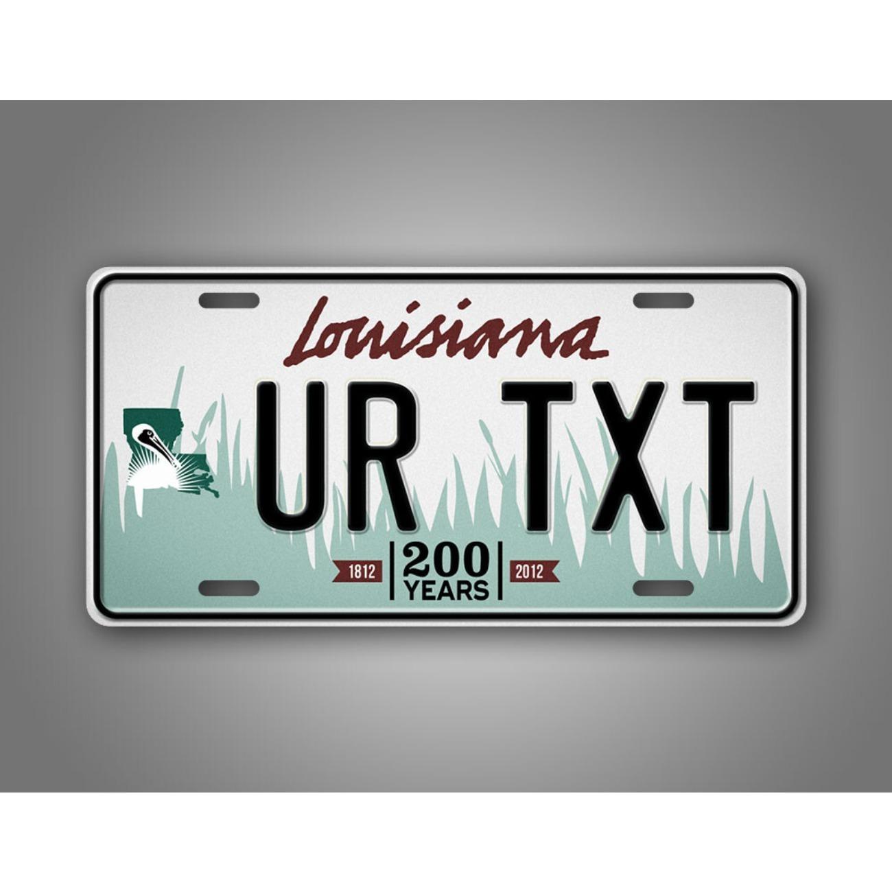 

Personalized Louisiana Custom Metal Sign Decorative Plaque Wall Art Home Decor білий