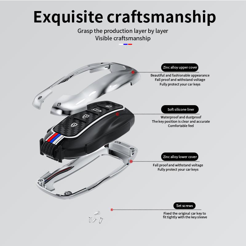 Car Key Case Cover Shell for Ford Fusion Mustang Explorer F150 Edge Mondeo Mk5 Focus Mk4 2019 2020 2025Car Styling Accessories