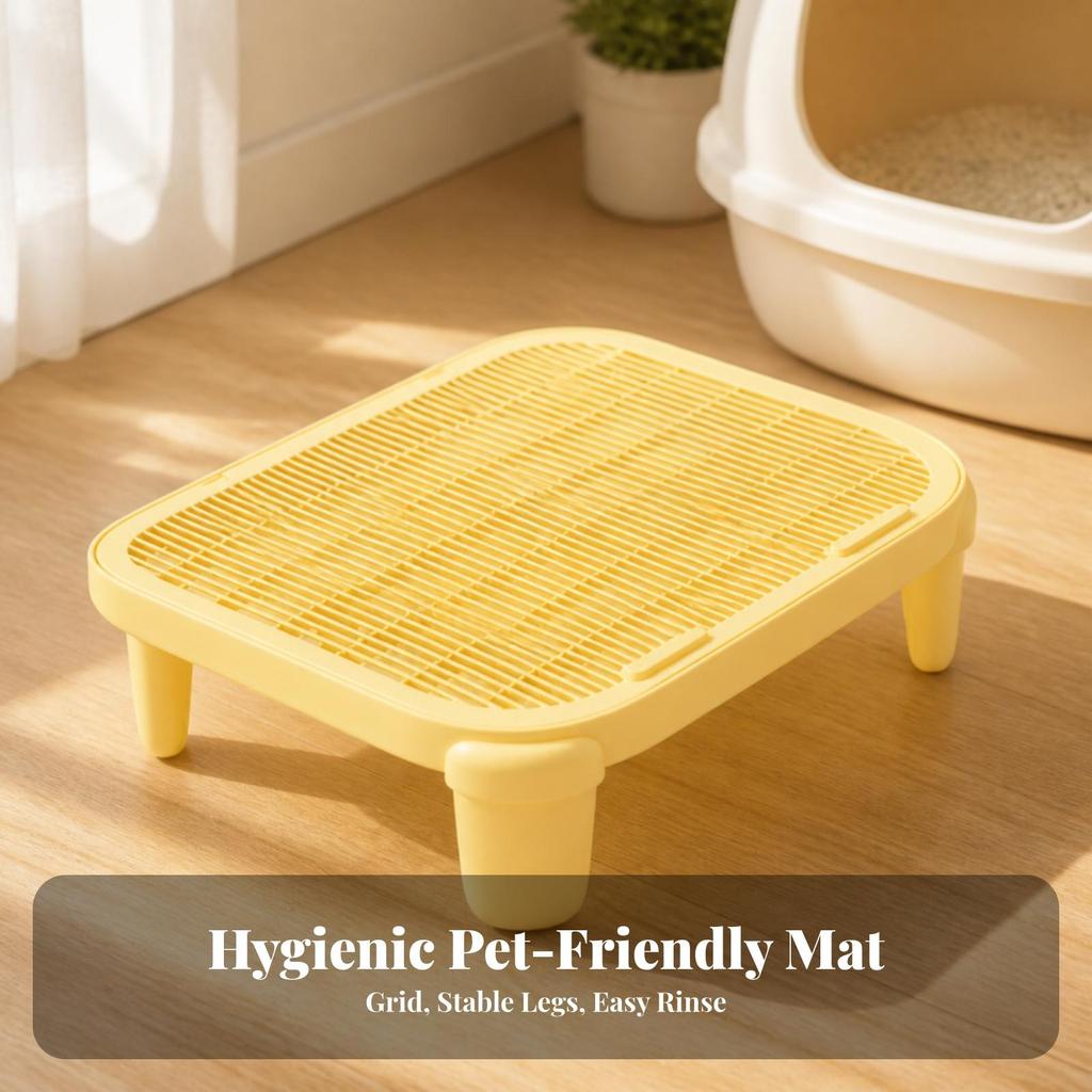Litter Box Mat Easy to Freshlitter Tracking Tray Lightweight