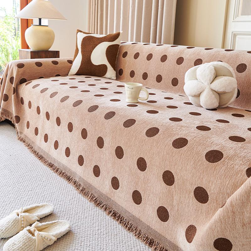 

Премиальная накладка на диван универсальная для всех сезонов Нескользящий кожаный чехол-накидка для защиты дивана от царапин кошек диванное одеяло 2025 новинка 180*130cm