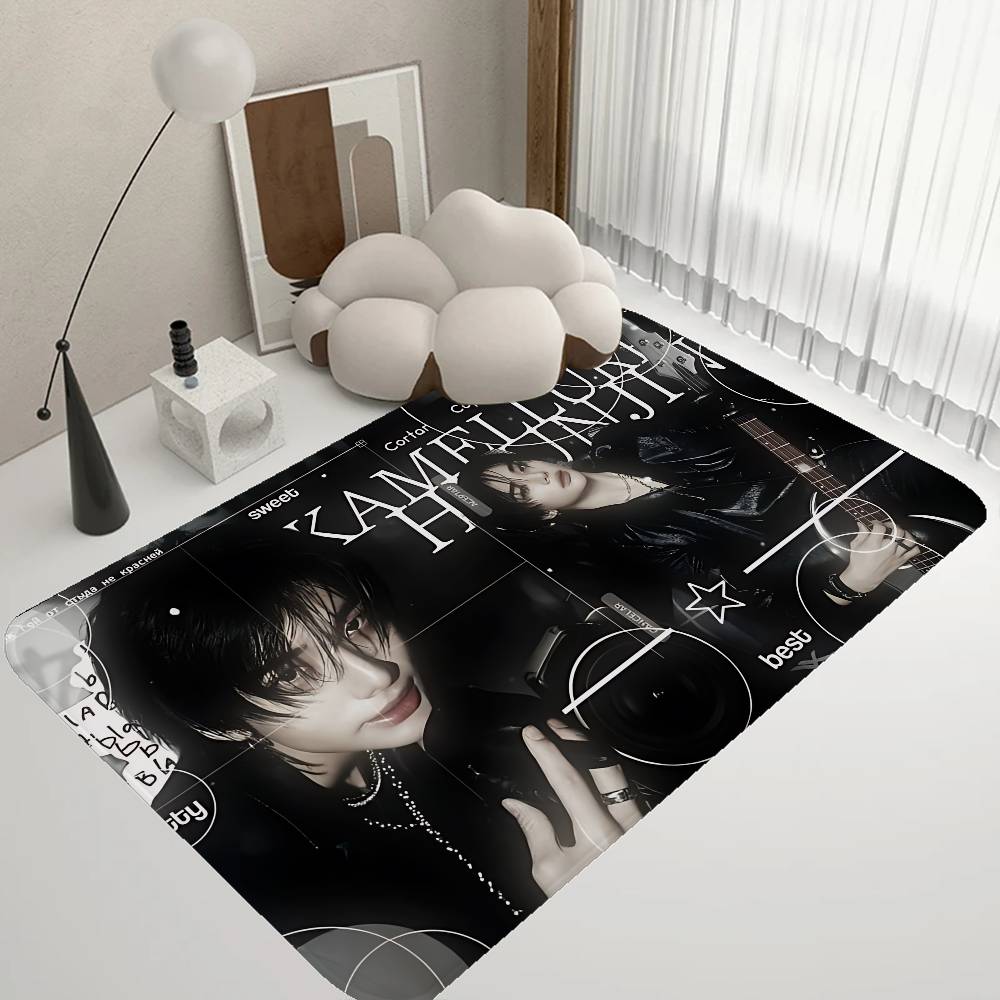 Hot KPOP S-Stray K-Kids Floor Mat INS Style Soft Bedroom Floor House Laundry Room Mat Anti-skid Household Carpets