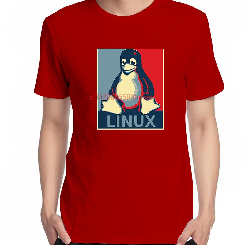Linux Tux Penguin Tux Linux Pc Computer Geek Geeky Nerd Funny Shirts Graphic Tee Summer Short Sleeve Tee Cotton Printed Tshirt