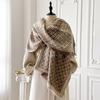 2025 Women's Luxury Brand Cashmere Winter Shawl - Vintage Allover Pattern Printed with Tassels, Pashmina Wrap & Bandana