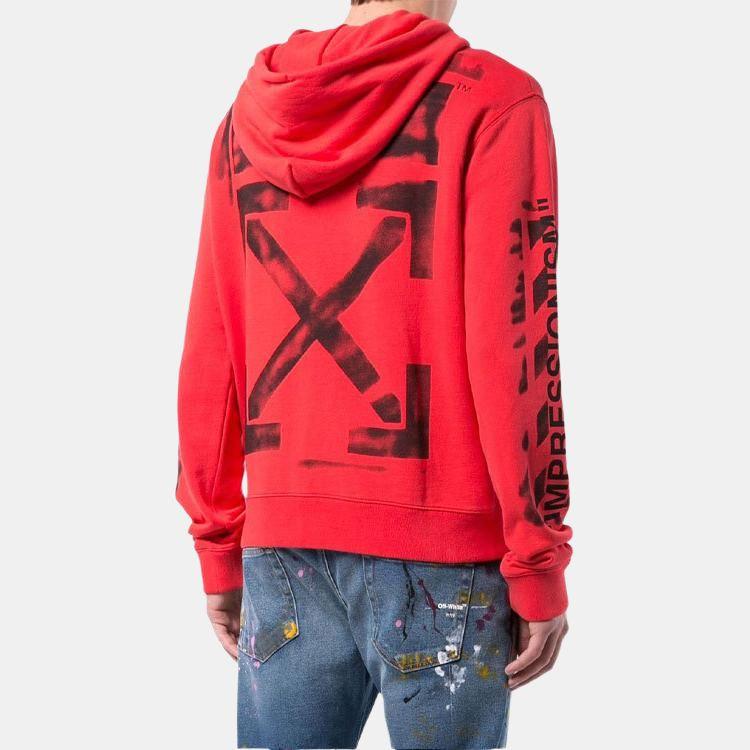 OFF WHITE Diag Stencil Hoodie OMBB034R190030152010