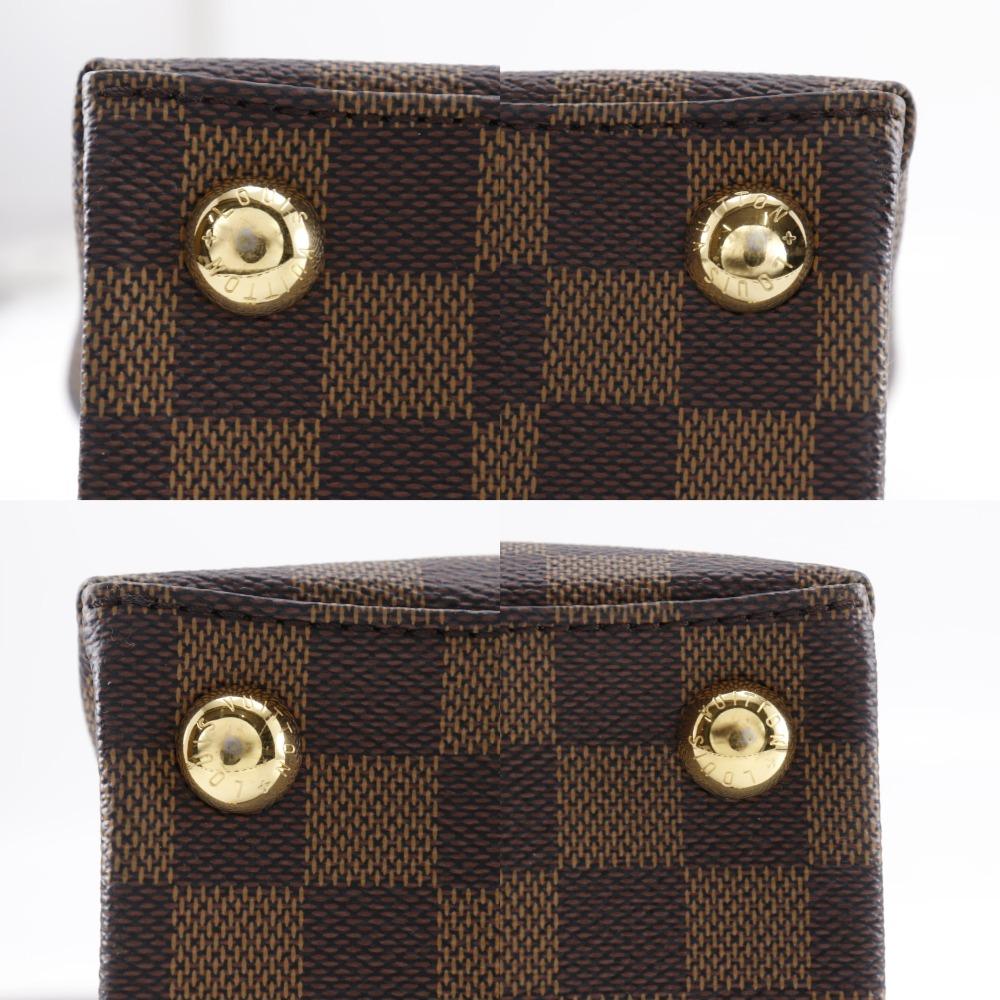 Louis Vuitton Brompton Handbag N41582 2WAYShoulder Brown Damier Canvas Women Used