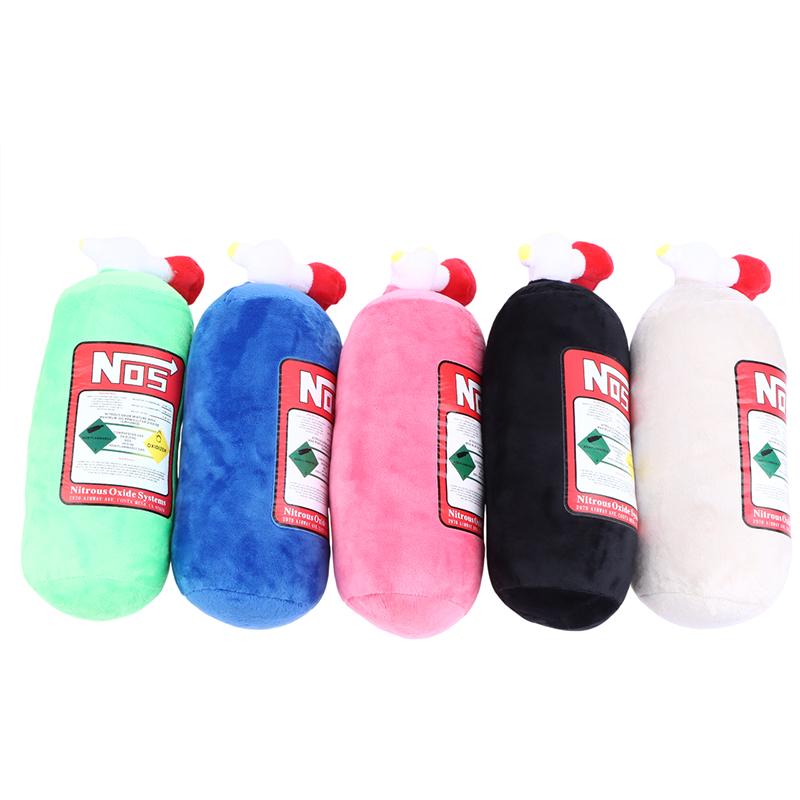 Pernă pentru Gât Scaun Auto Creativă Sticlă cu Oxid Nitros Pluș Moale Tetiere Auto Decorațiune Auto Suport Gât Pernă Scaun