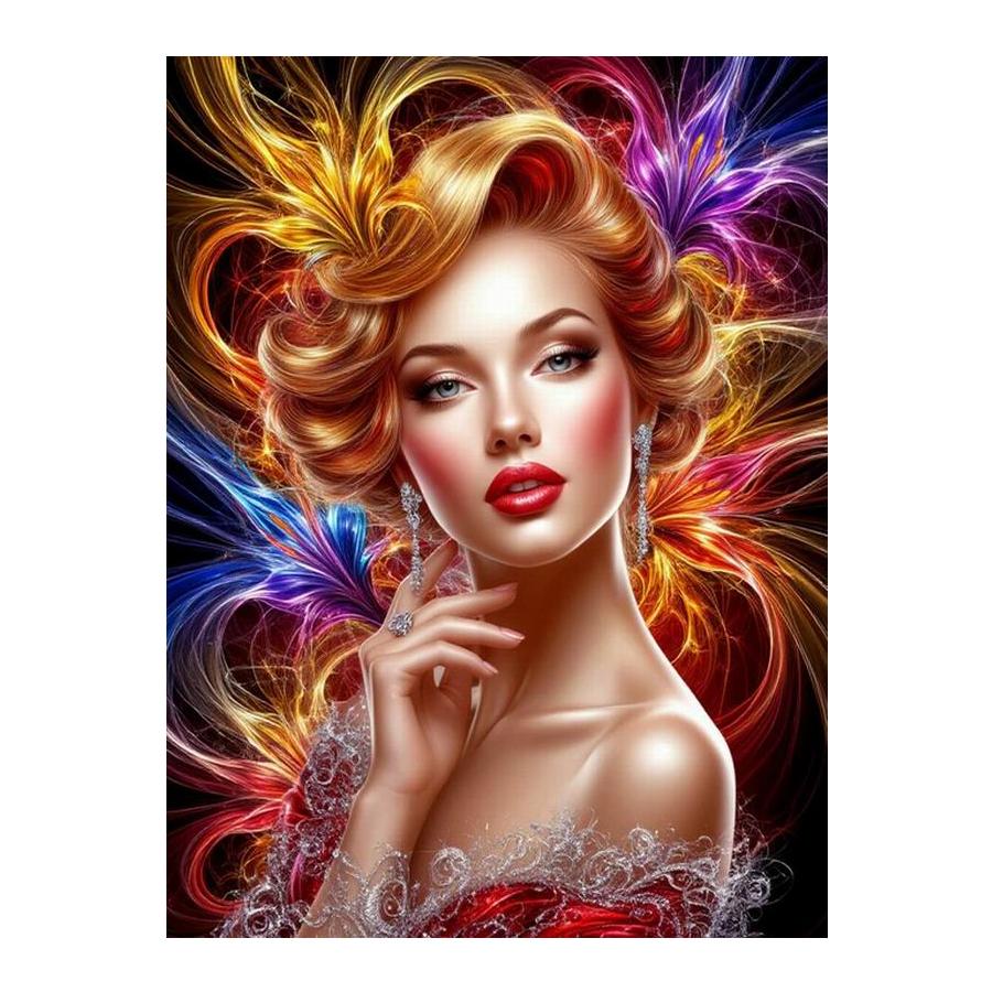 Diamond Painting New Collection Beautiful Woman Diy Full Square Round Drill Rhinestone Embroidery Pretty Girl Mosaic Cross Stitch Kits