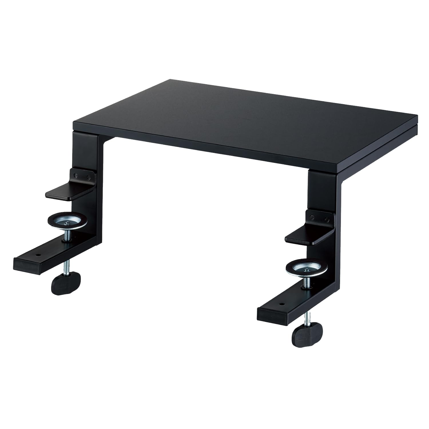 

ELECOM Monitor Stand Desk Expansion Board Clamp Type Compatible with Top Board Thickness Black 18~50mm PCA-DPST3825BK чорний