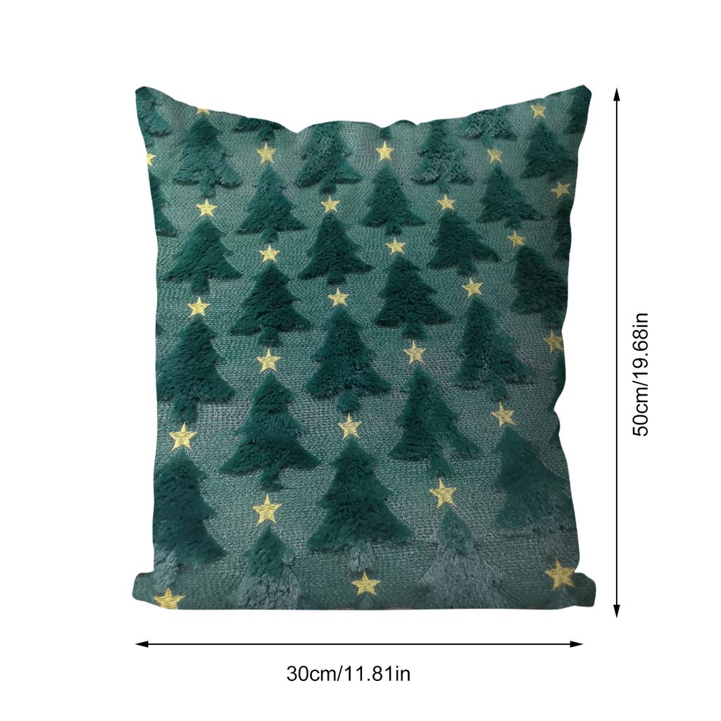 Christmas Pillow Covers 45x45cm 30x50cm Beige Christmas Tree Throw Pillow Cases Decorations Soft Covers Winter Holiday Decor