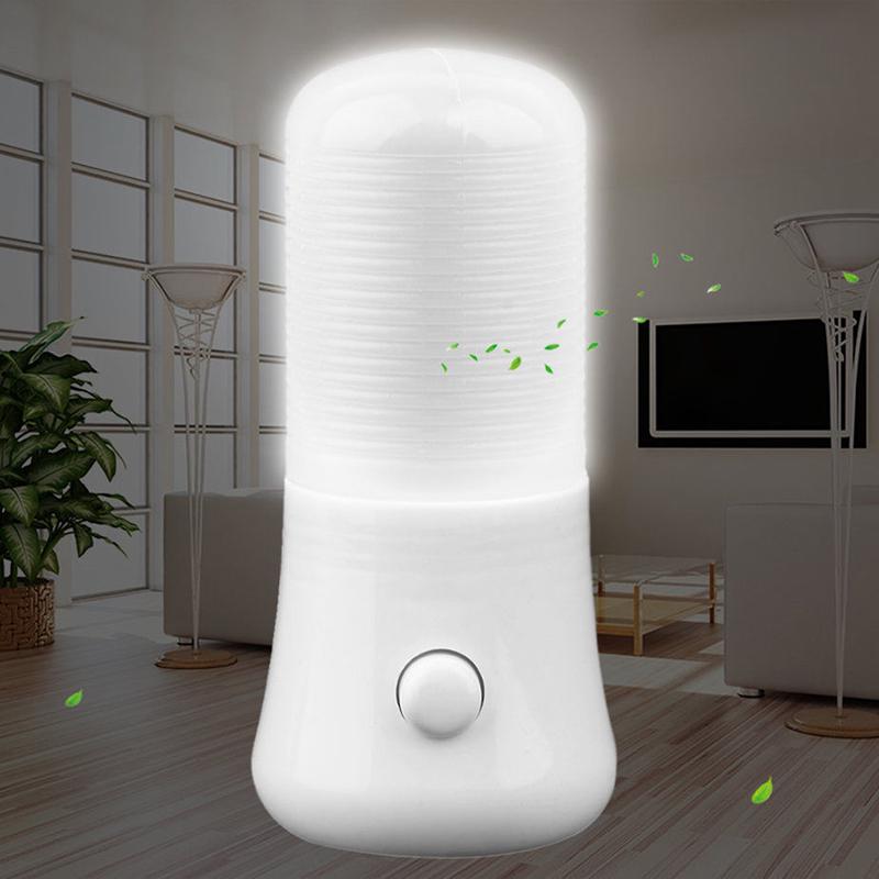 3W Plug-in Wall Manual On/Off Switch LED Night Light Soft White