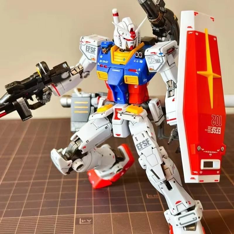GTO HG 1/144 Yuan Zu Tmech Bausatz RX-78-2 Actionfiguren Jungen Puzzle Spielzeug Sammlerstück Schreibtisch Dekoration Geschenk