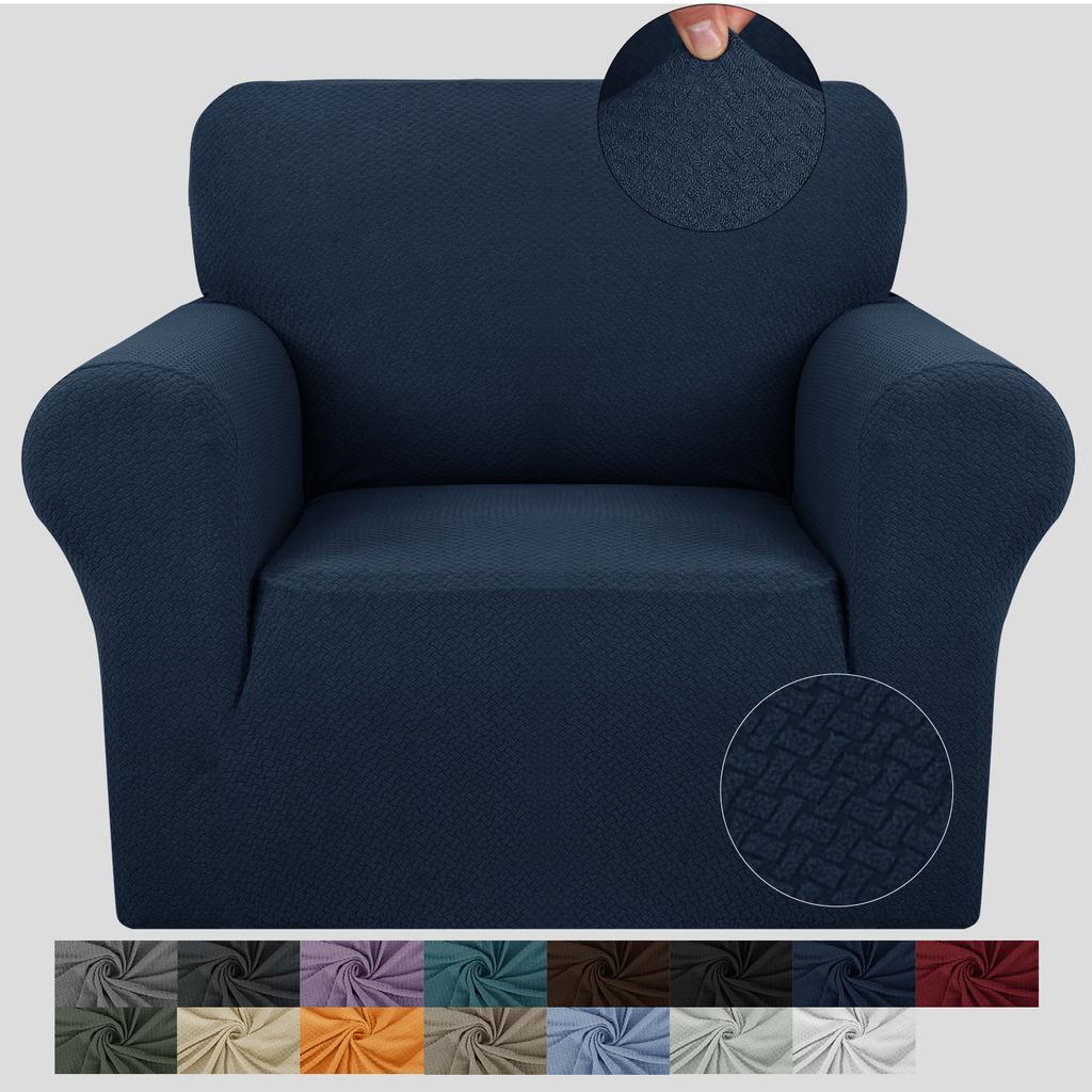 Solid Color Knitted Knot Jacquard Thickened Stretch Sofa Cover Fabric All-inclusive Sofa Cushion Cover