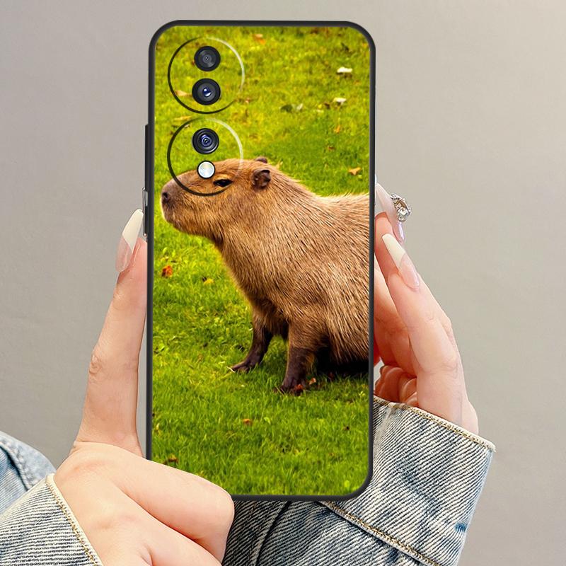 

Funny Capybara Case For Honor Magic 7 6 5 Pro Honor 200 400 Lite 50 70 90 X9b X9a X8b X8a X8 X9 X9c Cover Honor Magic7 Pro