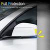 Cache-bande de rétroviseur USVOTOV pour Tesla Model 3 Y YL Accessoires 2026-2021 Protecteur de bande pare-chocs de rétroviseur anti-collision