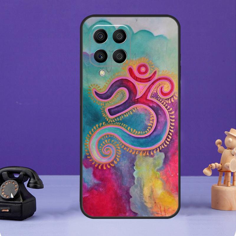 Yoga Om Namaste Mandala Design Case For Samsung Galaxy M34 M13 M53 M51 M31 M11 M14 M54 M12 M32 M52 M16 M36 M56 M15 M35 M55