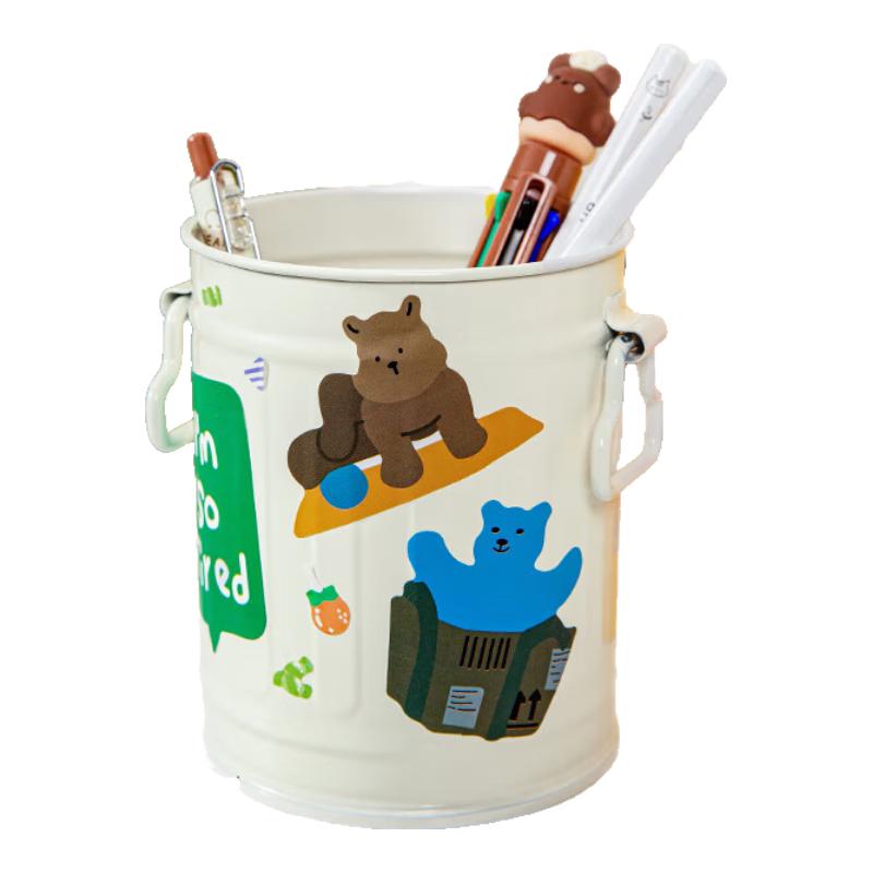 Vintage Iron Pen Holder & Desk Organizer