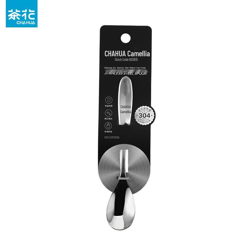 Chahua Zhenxiang Средние овальные столовые ложки из нержавеющей стали 304 (2-Pack)