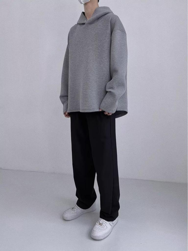 Men's American Style Hooded Sweatshirt: Trendy, Long-Sleeved, Spring/Autumn/Winter, Loose Fit, Casual Jacket for Couples