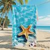 Ultra Absorbent Microfiber Beach Towel With Sea Turtle Print Quick Dry Large Size 70x140cm Pool Vacation Travel