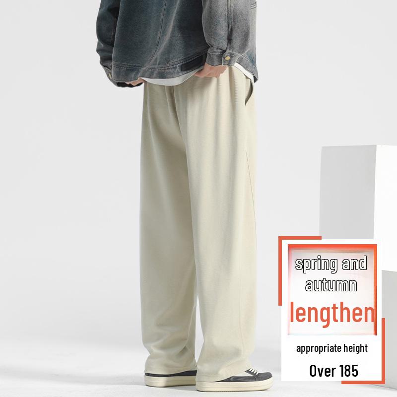 

2025 Модные летние мужские свободные повседневные спортивные брюки с широкими штанинами XL (62.5-72.5kg)