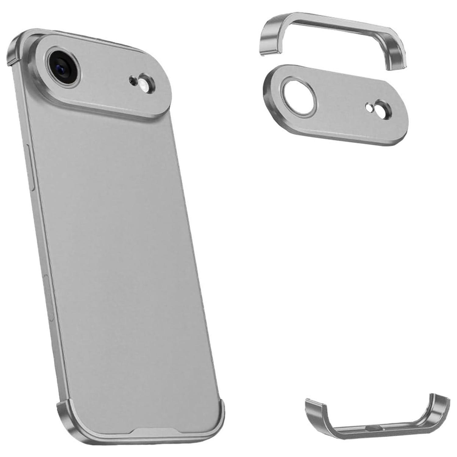 Безрамочный чехол для iPhone Air из титанового сплава, угловая накладка-бампер с защитой объектива камеры