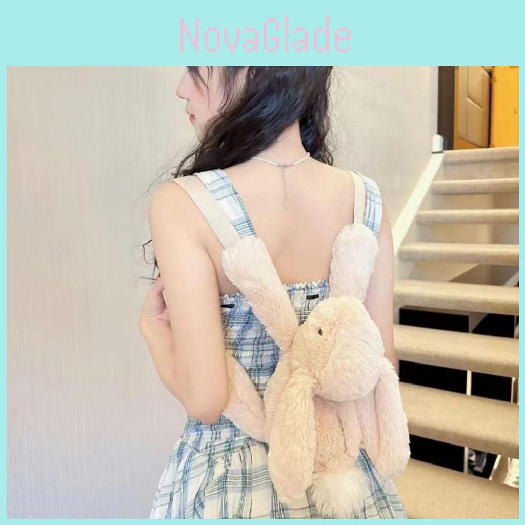 Bunny Plush Backpack With Pp Cotton Filling For Kids And Teens