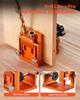 Pocket Hole Jig Kit, 12 Mm To 48 Mm Adjustable, Jig Pocket Hole System with Step Drill, Hex Wrench, Drill Stop Ring, Square Drive Bit, Plugs and