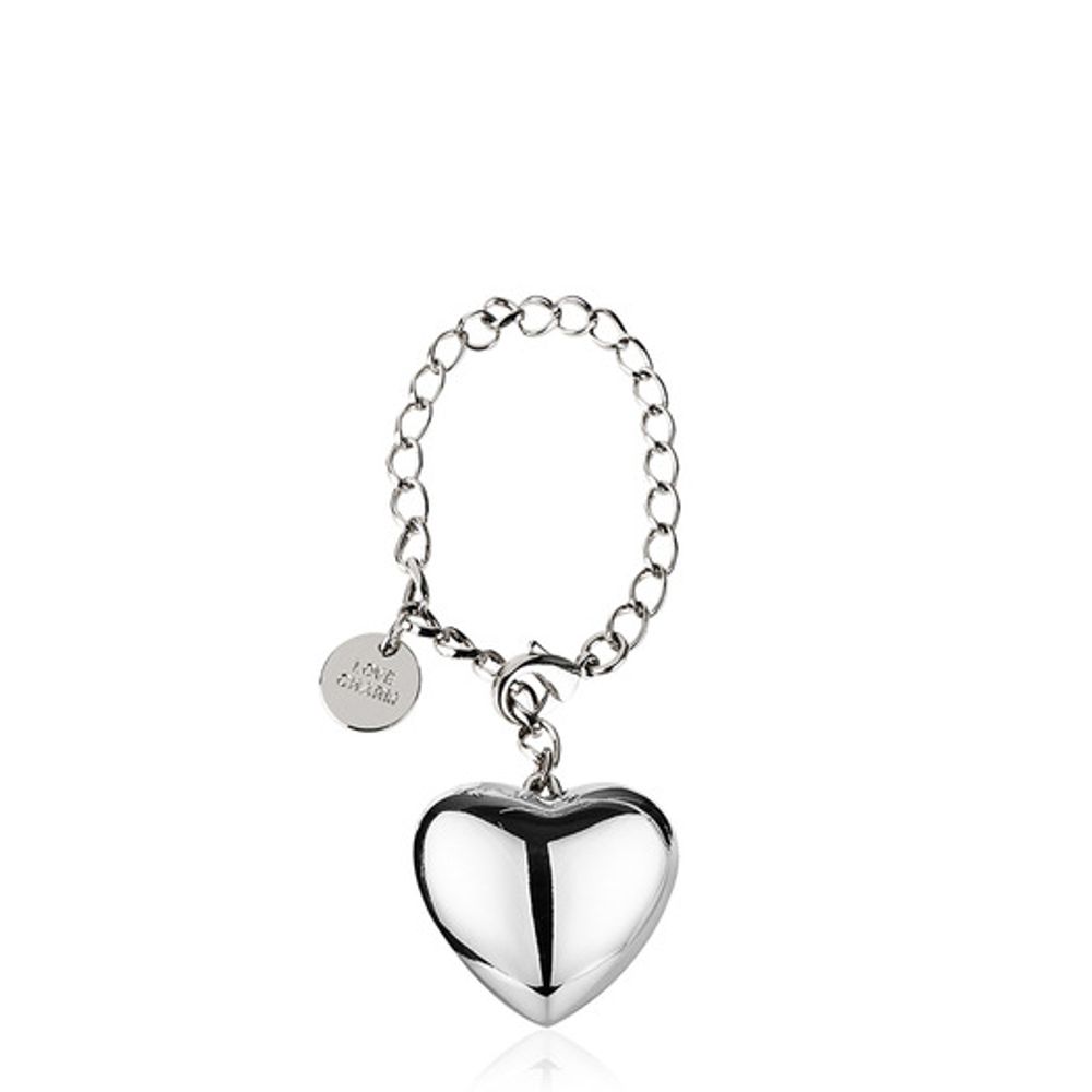 

LOVE CHARM Love Charm Heart Keyring Charm Bold heart charm