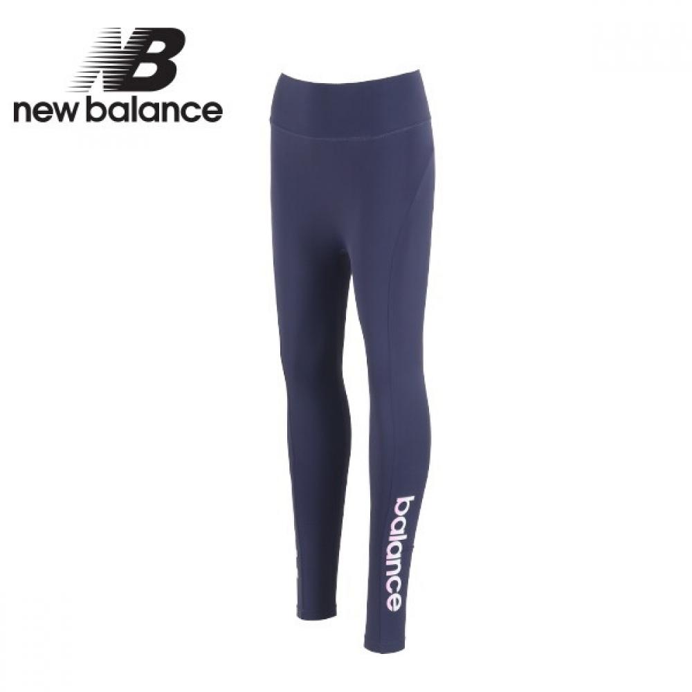 

New Balance Женские леггинсы с завышенной талией Water Letter, темно-синие 70