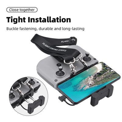 Cordão Dobrável com Alça de Pescoço Ajustável para Controle Remoto Mini 3/4 Pro RC RC2 RC Pro RC-N1/N2 com Tela