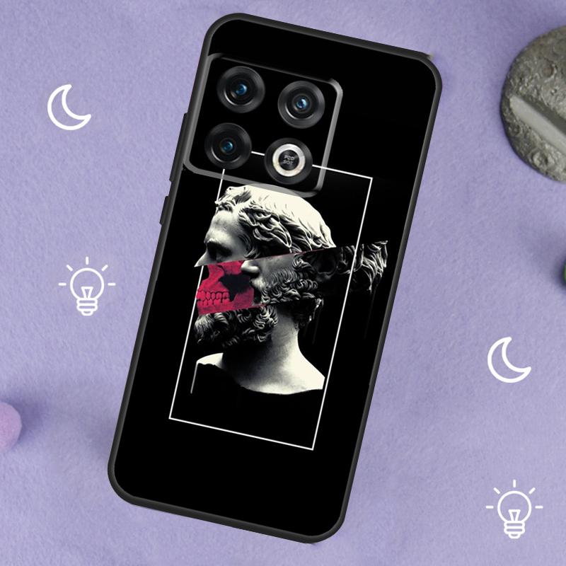 Greek Aesthetics Plaster statue Case For OnePlus 13T 10T 8T 10R 12R 13R 15 13 12 11 10 9 Nord 5 CE 2 3 4 Lite N20 N30 Cover
