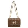 Niche Design Chain Bag for Women's Spring New Trendy Bow Decorative One-shoulder Oblique Rhombus Square Bag
