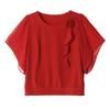 2025 Summer Chic Chiffon Blouse: Women's Floral Short-Sleeve Top